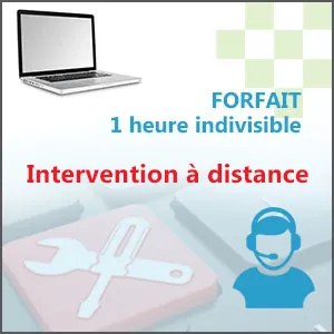 forfait 1 heure indivisible dépannage à distance pc windows