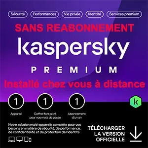 Kaspersky Premium 2025 – Multidevice 1 App 1 An – PC Mac Android iOS – Edition Française + Installation